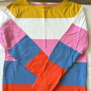 Mini Biden striped Breton long sleeve tee